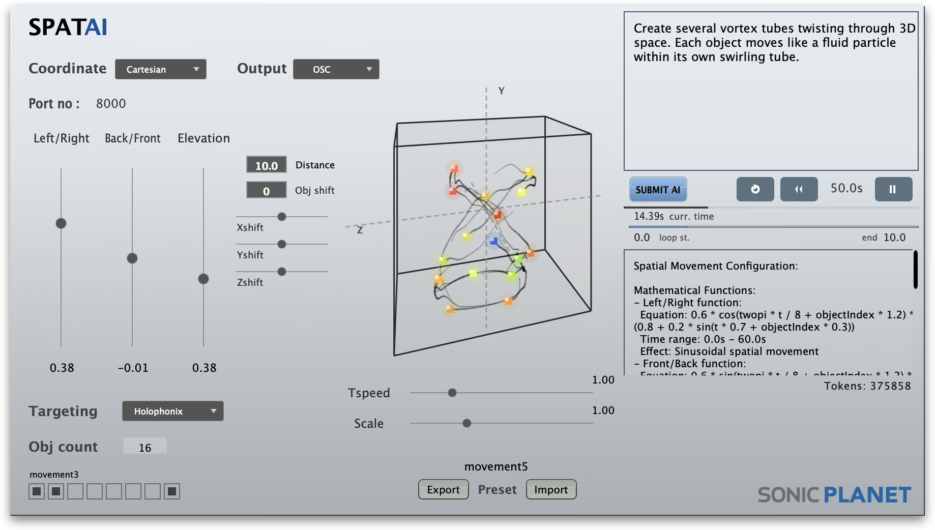 From Semantics to Trajectories: Reimagining the Spatial Audio Workflow with Generative SPATAI