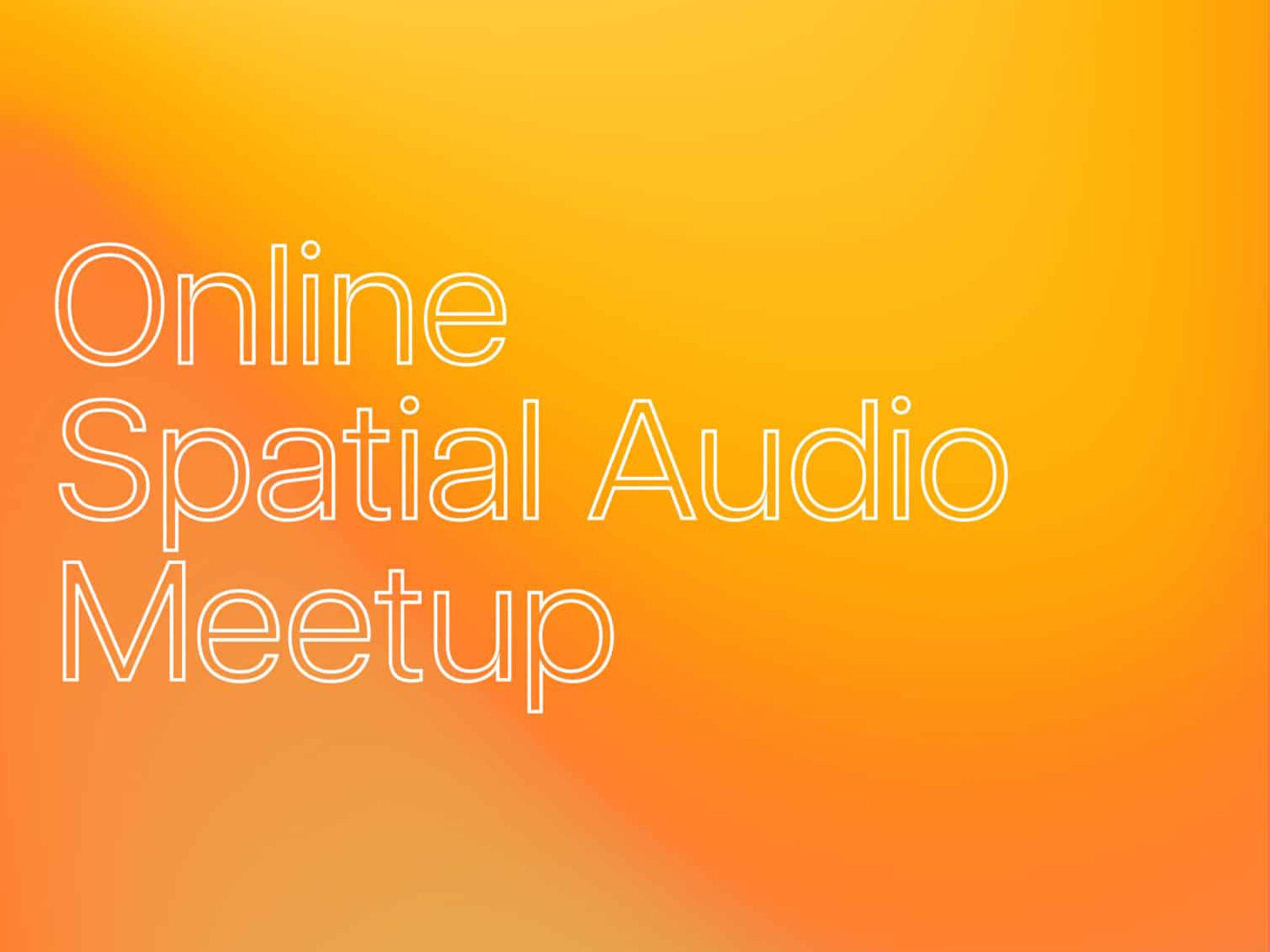 Sounding Future in Notam's Spatial Audio Meetup
