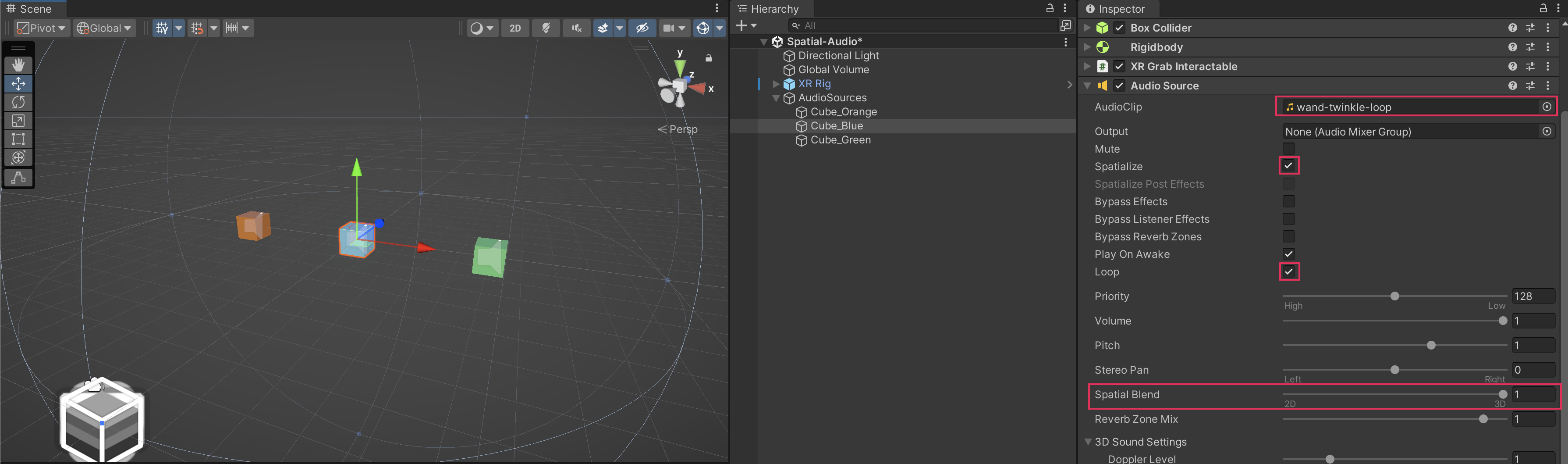Unity Audio Spatializer SDK